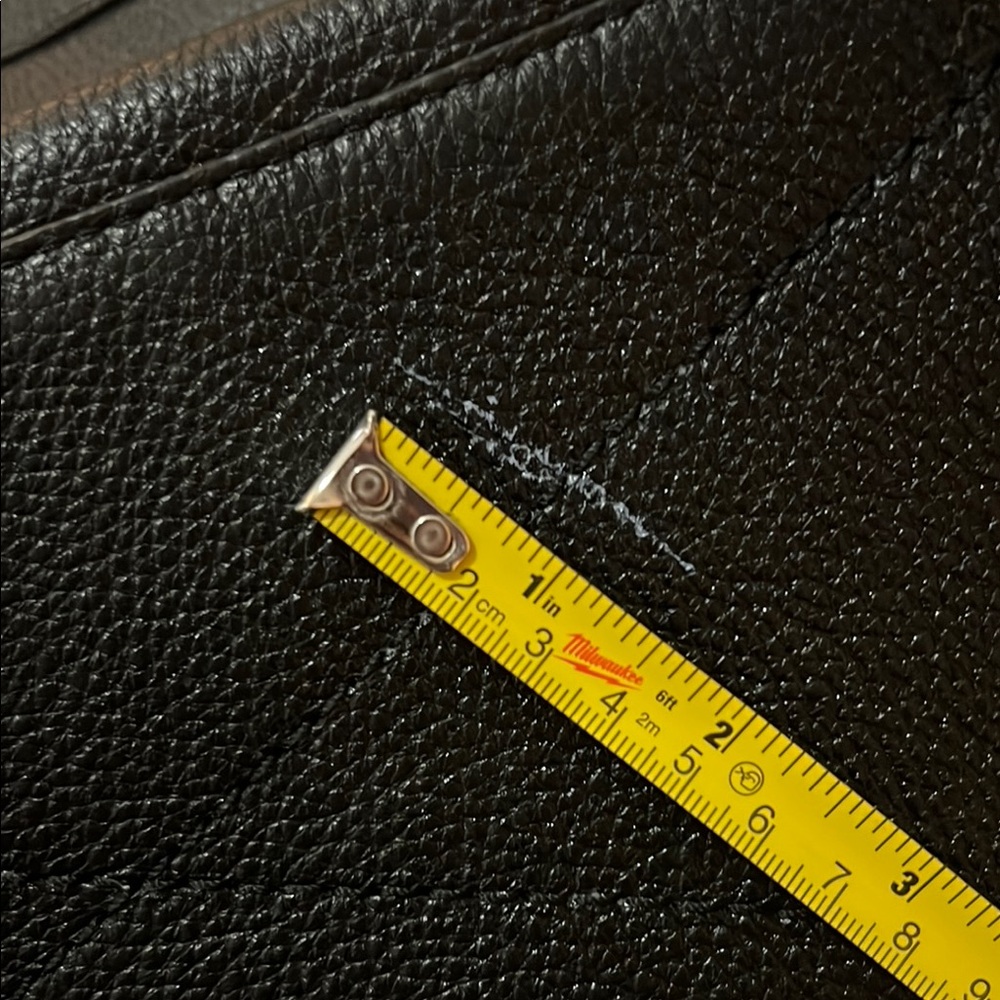 Coach Black Leather Tote with Sturdy Handles - Picture 8 of 8